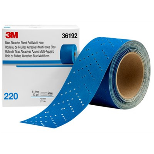 36192 3M 3M Hookit Blue Abrasive Sheet Roll Multihole (4Pk)