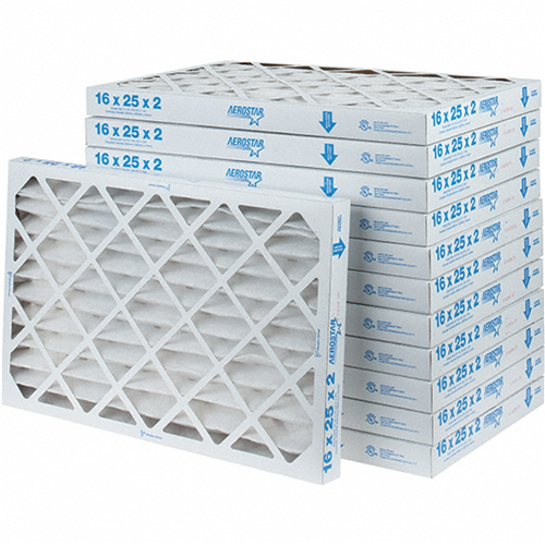 40102790 16 X 25 X 2", Merv 8, 35% Efficiency, Wire-Backed Pleated Air Filter - Case Of 12