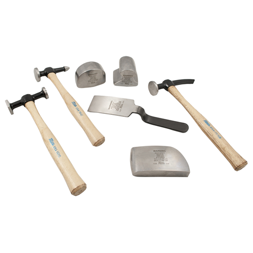 647K Martin Tools 7-Piece Body And Fender Repair Set With Hickory Ha