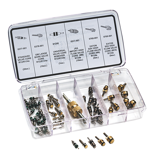 91337 Mastercool Valve Core Assortment R12/R134A
