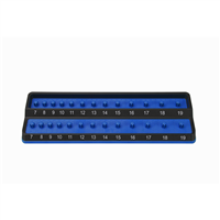 PSH38M-BLU Mechanic'S Time Savers 3/8" Metric Peg Socket Holder - Blue