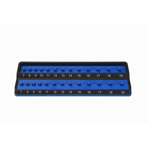 PSH38M-BLU Mechanic'S Time Savers 3/8" Metric Peg Socket Holder - Blue