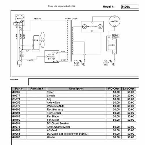 Model 8400A Is Discontinued Click Here For A Parts List,Wiring Diagram Or Schematic