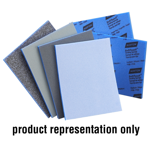 7660703077 Norton Abrasives Soft Touch Sanding Sponge Ultra Fine 20 Pk
