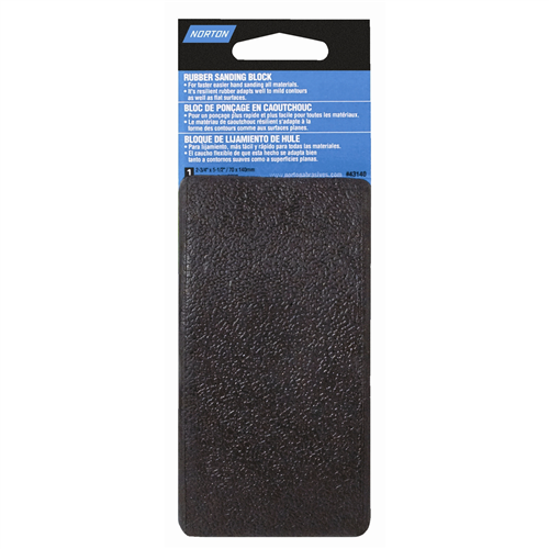 43140 Norton Abrasives Rubber Hand Sanding Block