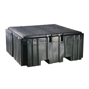 PAK735-BK-WD Pig Poly Ibc Tote Spill Containment Pallet