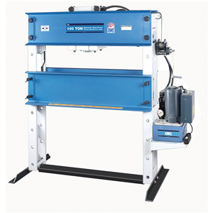 1858-1P Otc 100-Ton Capacity Heavy-Duty Shop Press With Double-Acting Ram, And Hydaulic Pump