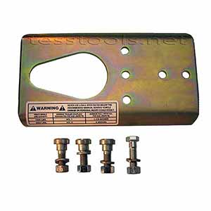 P7908500AJ Ball Hitch Adapter Plate (all Powerwinch Trailer Winches)