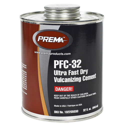 102205030 Prema Ultra Fast Dry Vulcanizing Cement 32 Fl. Oz Can