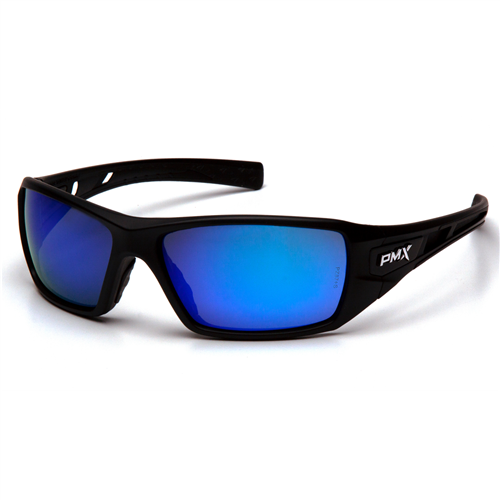 Pyramex Safety - Black Frame/Ice Blue Mirror Lens
