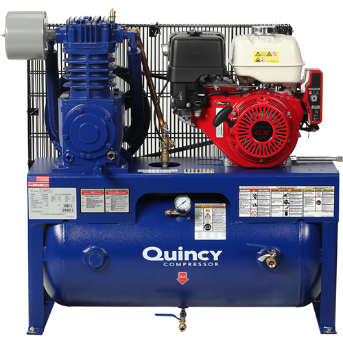 2020014002 Quincy Compressors Qt-7.5 Splash Lubricated Recip Air Compressor Model G213H30Hcb, 13 Hp