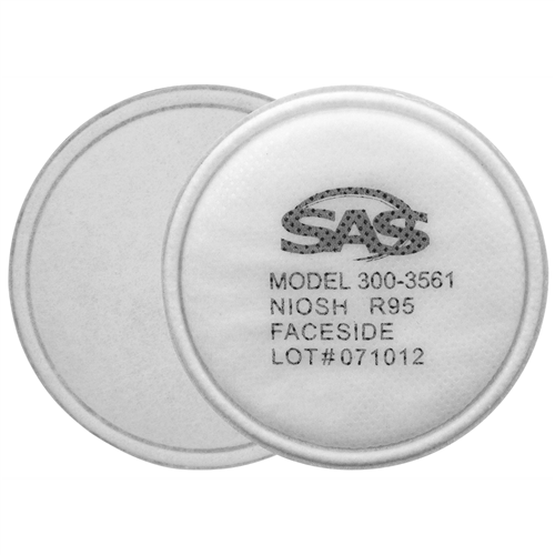 300-1070 Sas Safety R95 Breathemate Particulate Filters (Box Of 12)