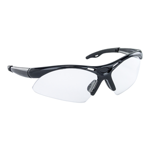 540-0200 Sas Safety Diamondback Safe Glasses W/ Black Frame And Clear Lens