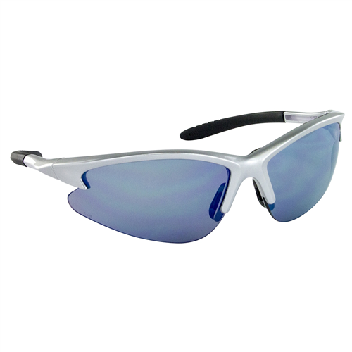 540-0509 Sas Safety Db2 Safe Glasses W/ Silver Frame And Ice Blue Lens In Polybag