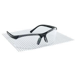 541-2500 Sas Safety Sidewinder 2.5X Readers Safe Glasses W/ Black Frame And Clear Lens In Polybag