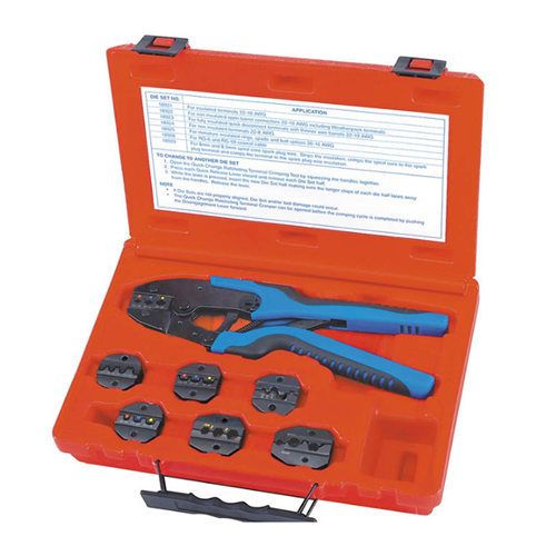 18960 Sg Tool Aid Quick Change Ratcheting Terminal Crimping Kit