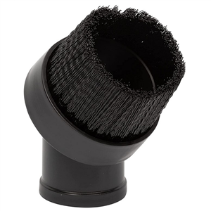 9199700 Shop-Vac Round Brush Nozzle W/Adaptor, Plastic Construction, Black In Color