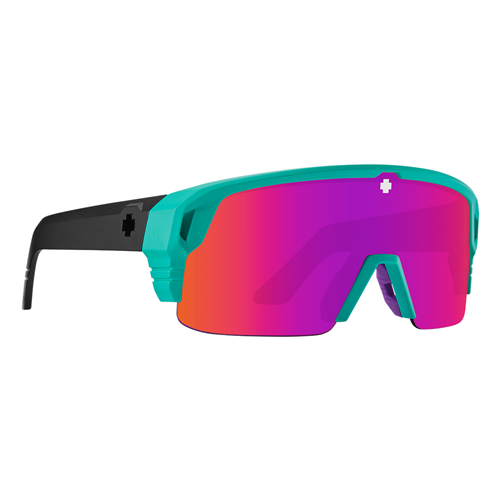 6700000000158 Spy Optic Inc Monolith 5050 Matte Teal - Happy Gray Green Pink Spectra Mirror