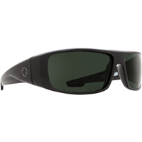670939038864 Spy Optic Inc Logan Sunglasses, Black Frame And Happy