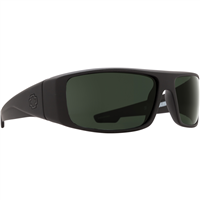 670939973864 Spy Optic Inc Logan Sunglasses, Black Frame And Happy