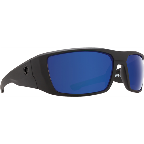 672052374280 Spy Optic Inc Dirk Sunglasses, Mb-Hpy Brz Polar W Blue