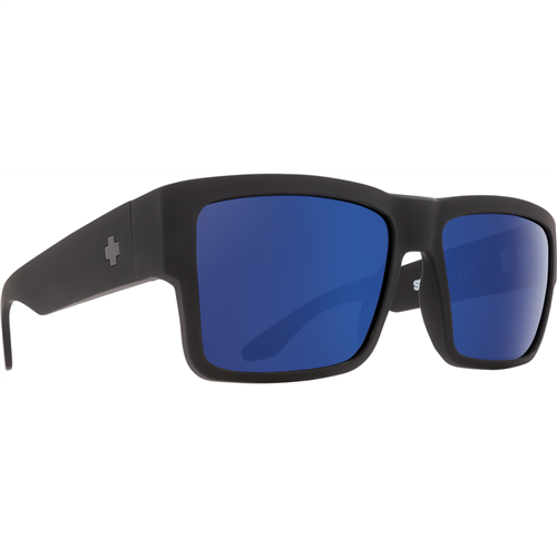 673180973821 Spy Optic Inc Cyrus Sunglasses, Soft Matte Black Frame