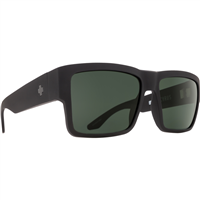 673180973864 Spy Optic Inc Cyrus Sunglasses, Soft Matte Black Frame