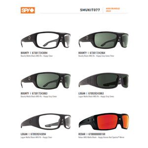 SMUKIT077 Spy Optics Ansi Bundle