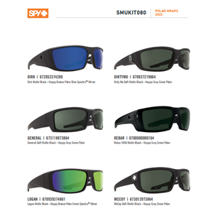SMUKIT080 Spy Optics Polar Wraps
