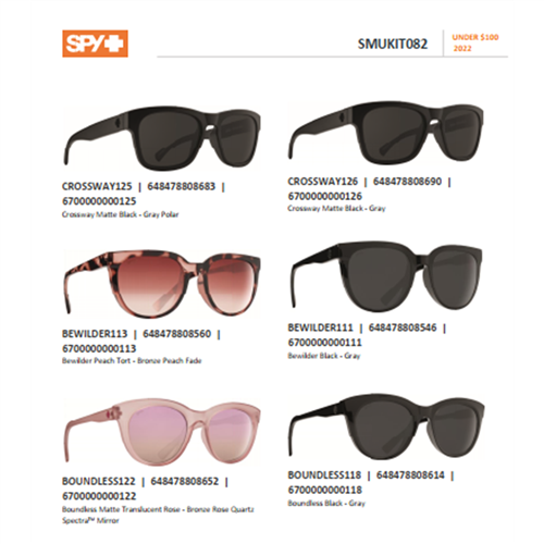 SMUKIT082 Spy Optics Under 100
