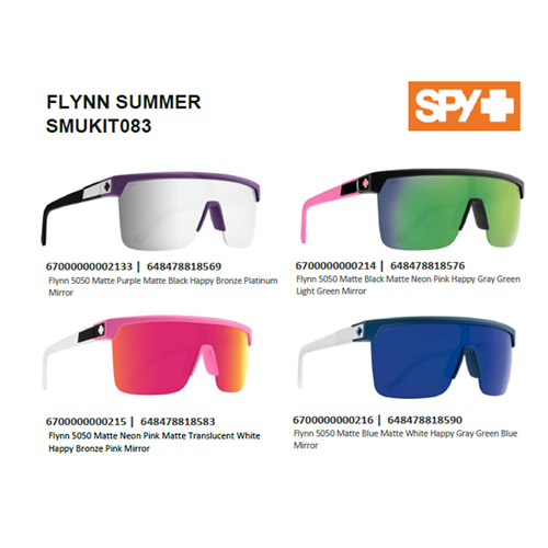 SMUKIT083 Spy Optic Inc Flynn Summer