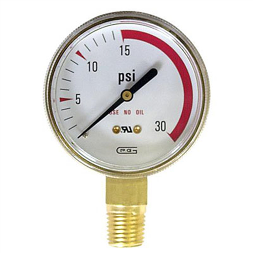 12429 Shark Industries O/A Gaug-2 1/2"-1/4" Np 0-400