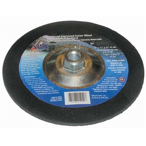 12750 Shark Industries 4 1/2"X 1/4"X 5/8-11" Dprssd C