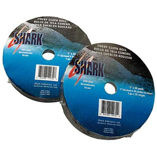 12925 Shark Industries Emery Clth Roll 120 Grit 1"X10