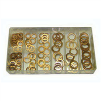 BRC7 S.U.R. And R Auto Parts Heavy Duty Copper Washer Assortment
