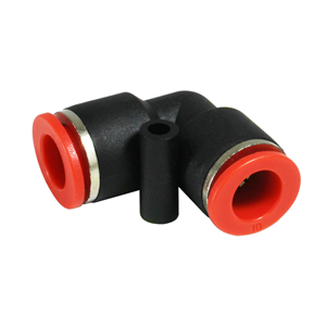 K580 Sur&R 3/8" & 10Mm Push To Connect Nylon Fuel Line Union, 90 Deg.