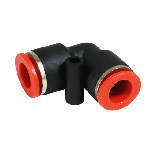 K580 Sur&R 3/8" & 10Mm Push To Connect Nylon Fuel Line Union, 90 Deg.