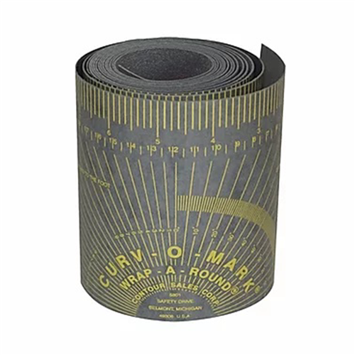14766 Curvo-O-Mark By Jackson Safety Curv-O-Mark By Jackson Safety - X-Large Wrap-A-Round Pipe Ruler - Gray