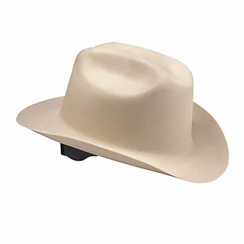 19502 Jackson Safety Jackson Safety - Hard Hat - Western Outlaw Series - Full Brim Cowboy Hat - Tan  - (4 Qty Pack)