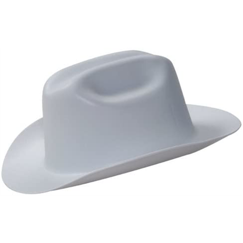 19525 Jackson Safety Jackson Safety - Hard Hat - Western Outlaw Series - Full Brim Cowboy Hat - Gray - (4 Qty Pack)