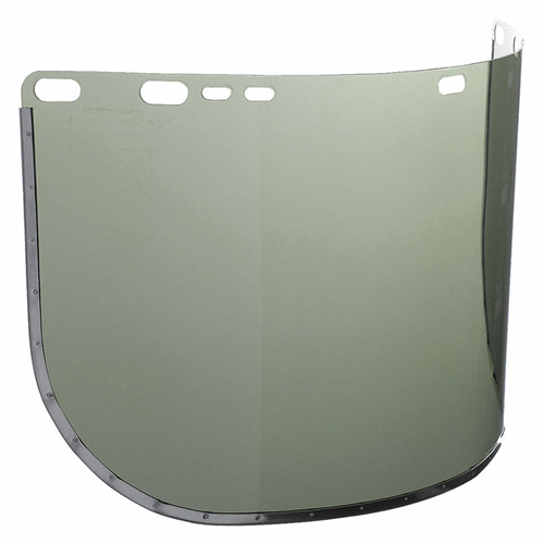 29082 Jackson Safety Jackson Safety - Replacement Windows For F30 Acetate Face Shields - Light Green - 9" X 15.5" X.040" - D Shaped - Bound - (12 Qty Pack)
