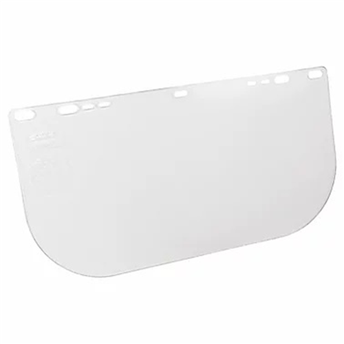 29096 Jackson Safety Jackson Safety - Replacement Windows For F20 Polycarbonate Face Shields - Clear - 8" X 15.5" X.040" - E Shaped - Unbound - (25 Qty Pack)
