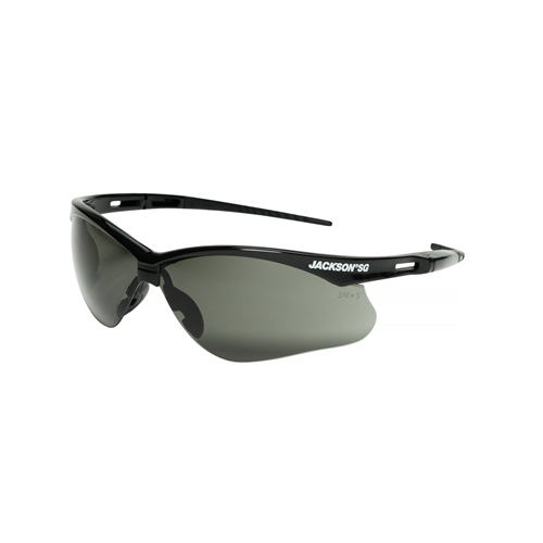 50007 Jackson Safety Jackson Safety - Safety Glasses - Sg Series - Smoke Mirror Lens - Black Frame - Sta-Clear Anti-Fog - Outdoor