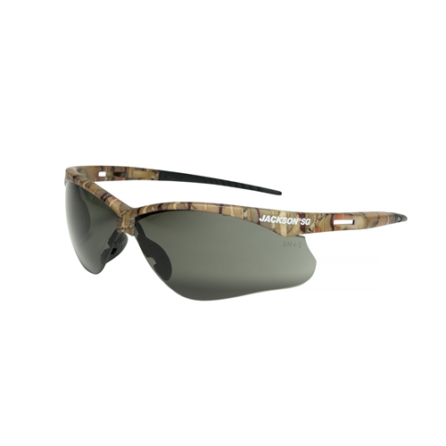 50015 Jackson Safety Jackson Safety - Safety Glasses - Sg Series - Smoke Lens - Camo Frame - Hardcoat Anti-Scratch - Outdoor