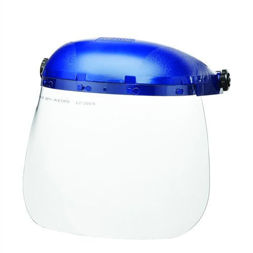 S39210 Sellstrom Sellstrom- Face Shield - 390 Series - 8" X 12" X 0.040" Window - Clear - Universal Hard Hat Slot Adaptor Headgear - Single Crown