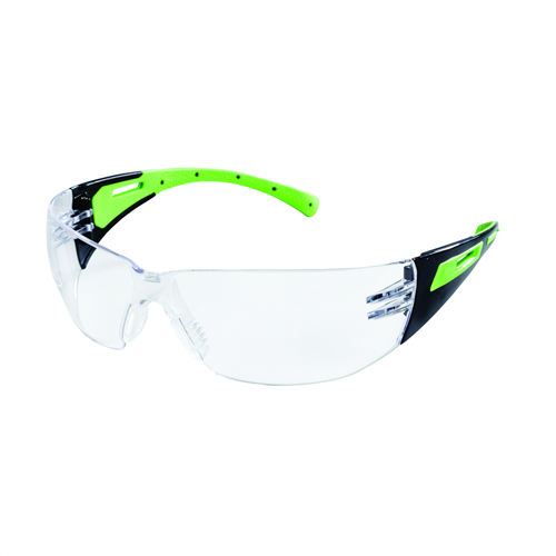 S71102 Sellstrom Sellstrom - Safety Glasses - Xm300 Series - Indoor/Outdoor Lens - Black/Green Frame - Hard Coated