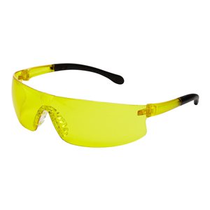S73611 Sellstrom Sellstrom - Safety Glasses - Xm330 Series - Amber Lens - Amber/Black Frame - Hard Coated