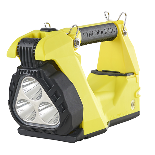 44371 Streamlight Vulcan Clutch Rechargeable Lantern - 120V/100V Ac/12V Dc, Includes Heavy-Duty Strap - Yellow
