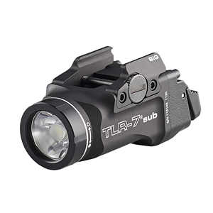 69401 Streamlight Tlr-7 Sub (For Sig P365/Xl)500-Lumen Pistol Light Without Laser, Includes Mounting Kit With Key, Black