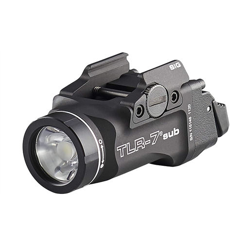 69401 Streamlight Tlr-7 Sub (For Sig P365/Xl)500-Lumen Pistol Light Without Laser, Includes Mounting Kit With Key, Black